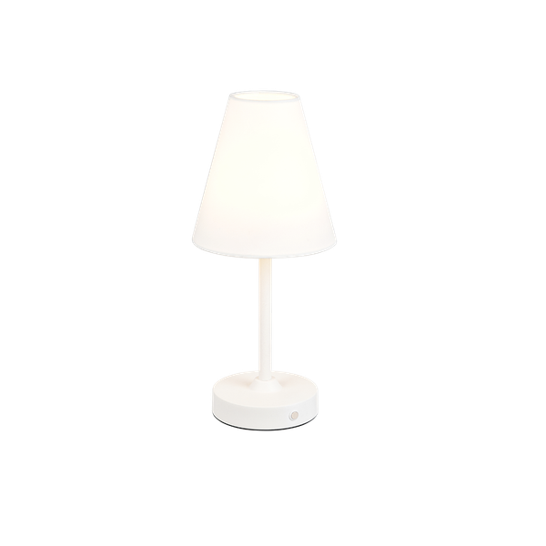 Kenny LED table lamp white rechargeable image 1