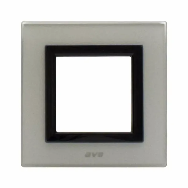 VERA44 GLASS FRONT PLATE S.GREY  2M image 1