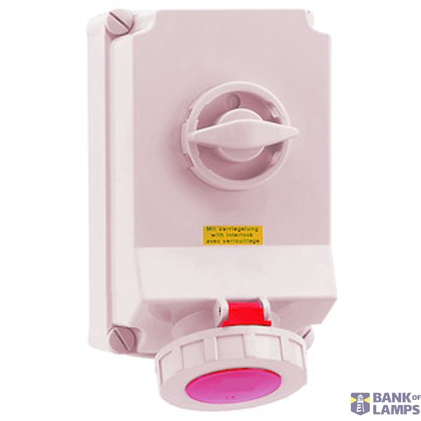 WCD 6h 63A 5P 400V IP67 260x160 TE ChB A/V Ni image 2