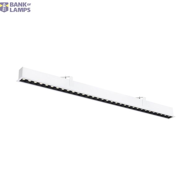 GLENOS© PRO, recessed CL, DALI, UGR19, 4000K, 75ø IP20 wh/bl image 1
