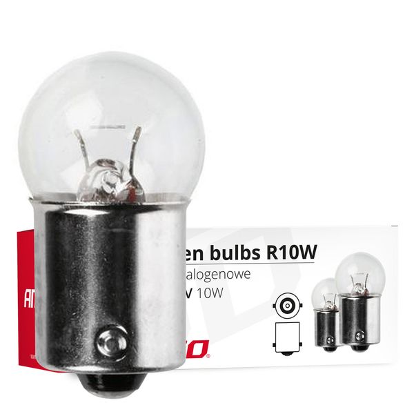 Halogen bulbs R10W BA15s 24V 10pcs image 1