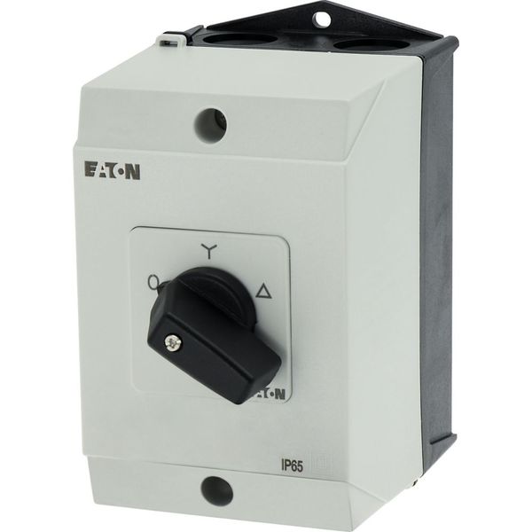 Star-Delta Cam Switch T3-4-8410/I2 3-Pole 32 A, 60° Throw, Surface Mount, IP65 Protection image 1