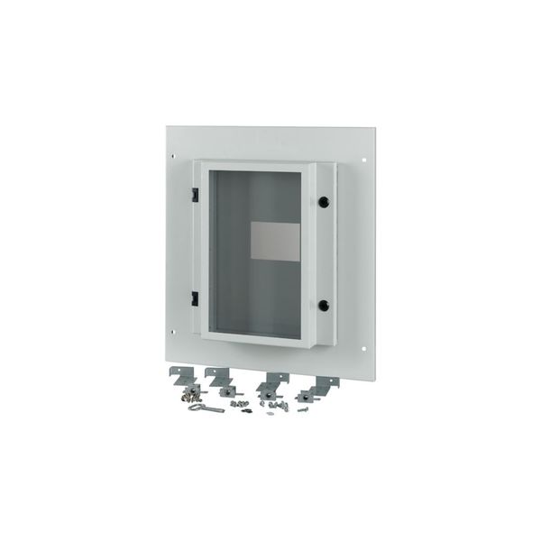 XMN44F06C-55-XMV Front plate, NZM4, 4p, fixed with mechanical interlock, W=600mm, IP55, grey image 3