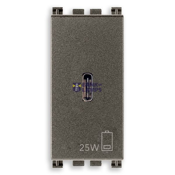 PD C-USB power unit 25W Metal image 1
