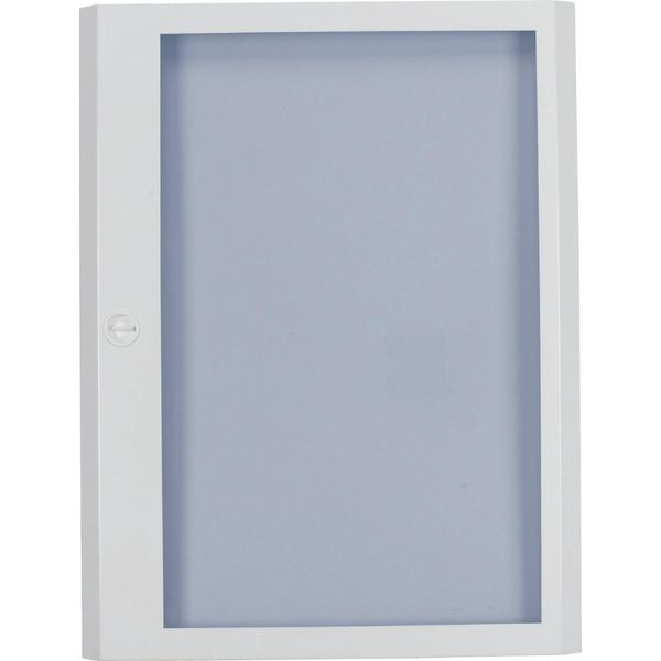 BFZ-OTT-6/144 Surface mounted steel sheet door white, transparent, for 24MU per row, 6 rows image 3