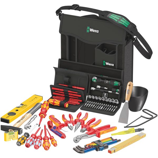 Wera 2go E 1 tool set for electricians, 73 pieces image 1