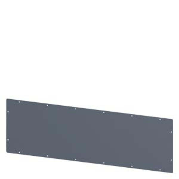 SIVACON, roof, EMC, IP40, W: 1200 mm, D: 400 mm, zinc-plated image 1