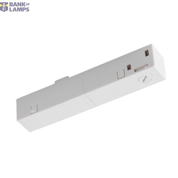 End feed left, 48V TRACK, white, DALI image 1