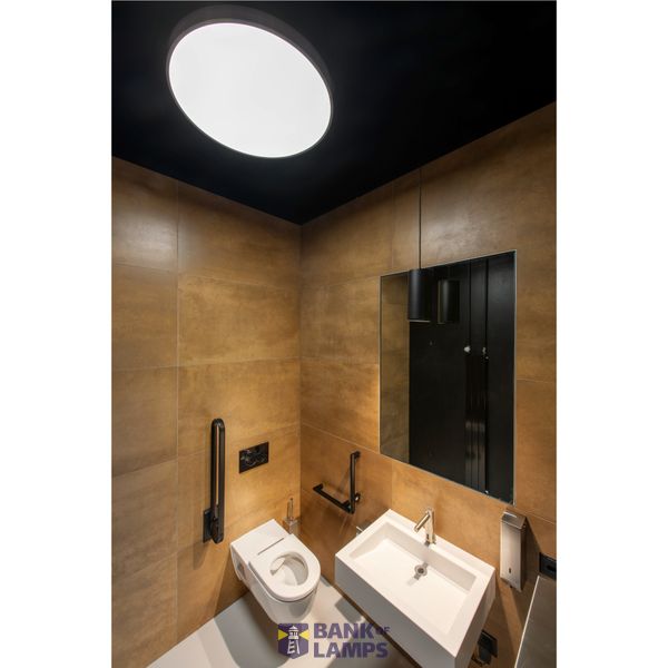 MEDO® PRO 60, wall- and ceiling-mounted light, round, 3000/4000K, 39W, DALI, Touch, 80°, UGR image 4