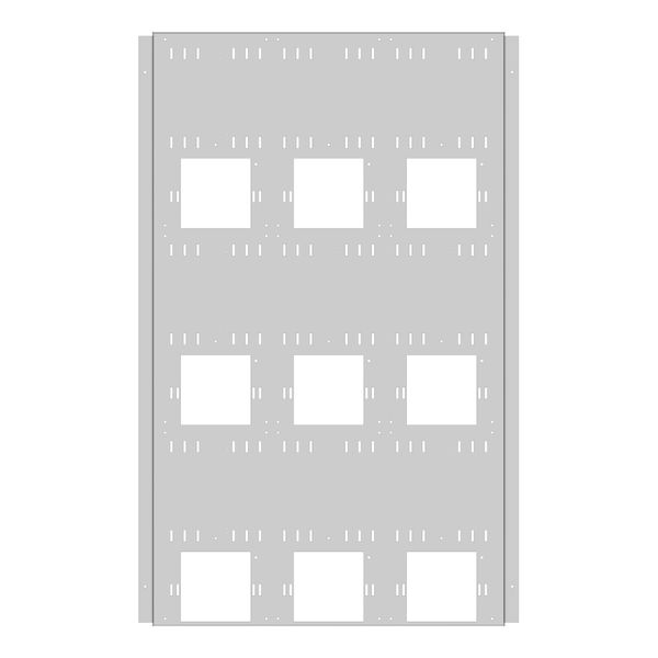 Meter box insert 3-rows, 9 meter boards / 24 Modul heights image 1
