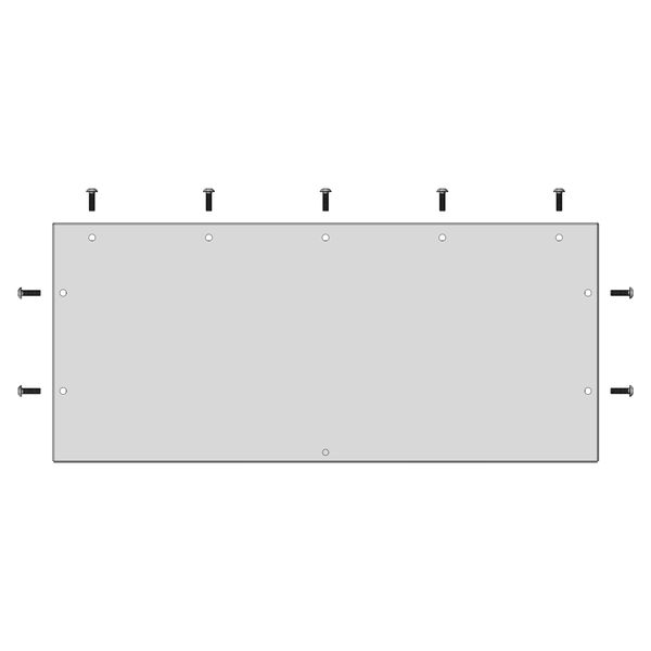 WSA Blind gland plate type J, gland plate cutout W500 D200mm image 1