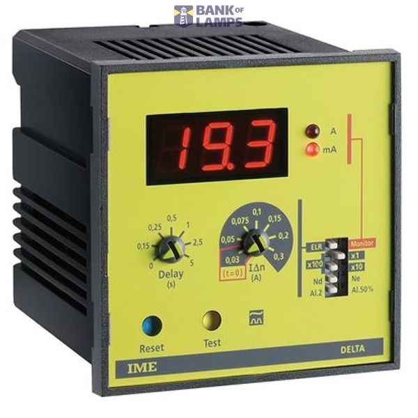 DELTA 72-h - Type A-filter residual current relay for harmonic components - manual reset image 1