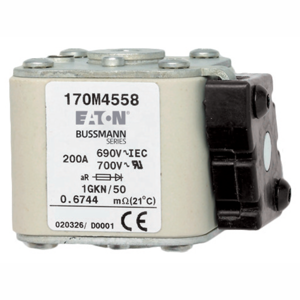 High-speed fuse (uR) S3 BKN/50 200kA 690V 800A aR protection type image 1