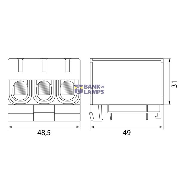 WLZ35/3x50/z pass-through connector image 2
