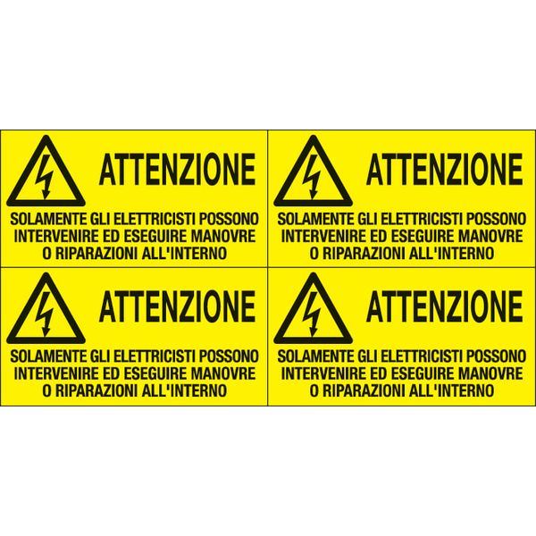 Adhesive label - Dimensions: 330 x 170 mm image 1