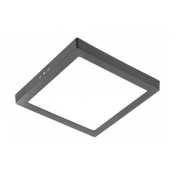 LED luminaire MATIS PLUS, 24 W, 2000 lm, IP20, AC220-240V, 120°, 4000K, surface-mounted, black image 1