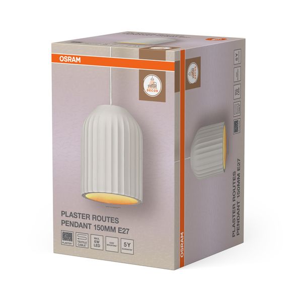 DECOR PLASTER ROUTES PEND 150 1XE27OSRAM image 2