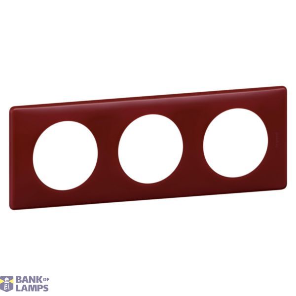 Céliane plate - Powdered Bordeaux - 3 positions image 1