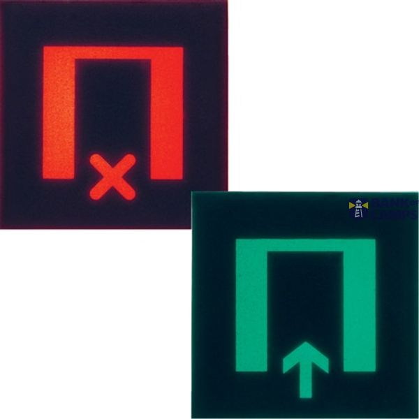 Room signaling labels, free/occupied, 2M image 1