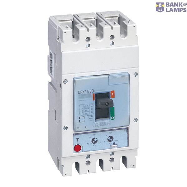 MCCB DPX³ 630 - thermal magnetic - 3P - Icu 70 kA (400 V~) - In 630 A image 2