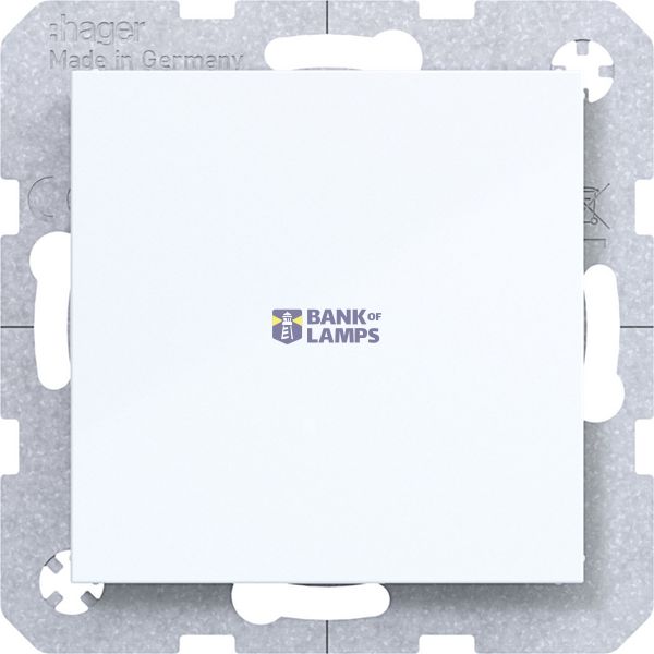 Blank plate with central plate, A.x/C.x, light white glossy image 1