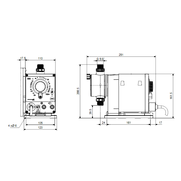 Dosing pump DDE 15-4 P-PV/E/C-X-31U2U2FG image 2