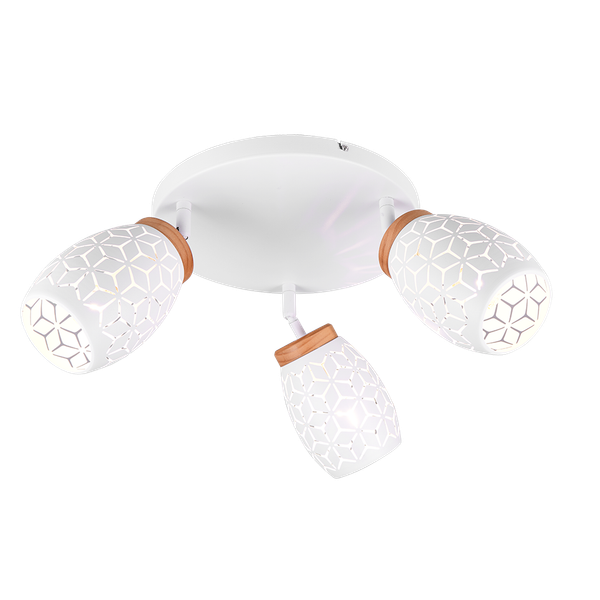 Bidar spotlight 3-pc E14 matt white image 1