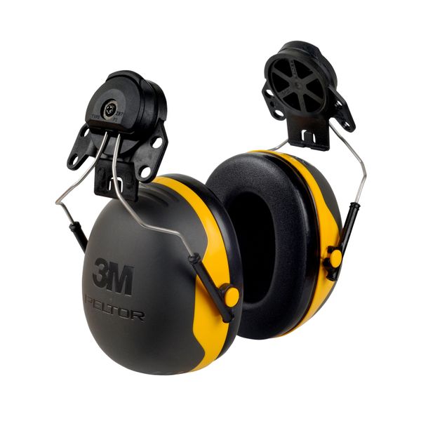 3M™ PELTOR™ Earmuffs, Yellow, Helmet Mounted, X2P3 image 2