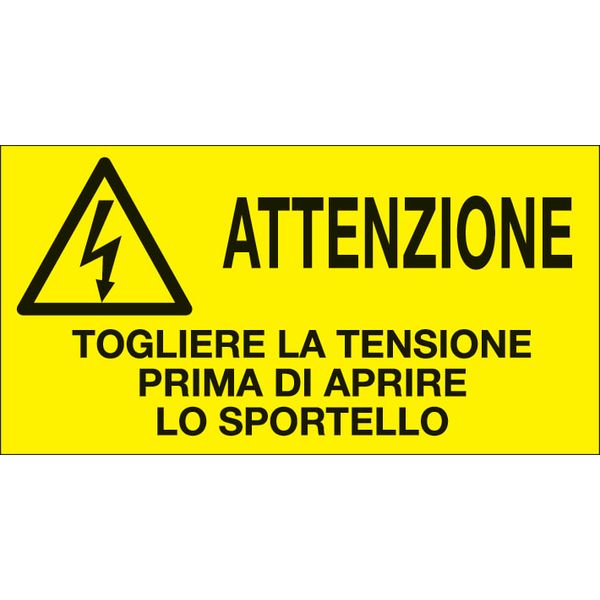 Adhesive label - Dimensions: 330 x 170 mm image 1