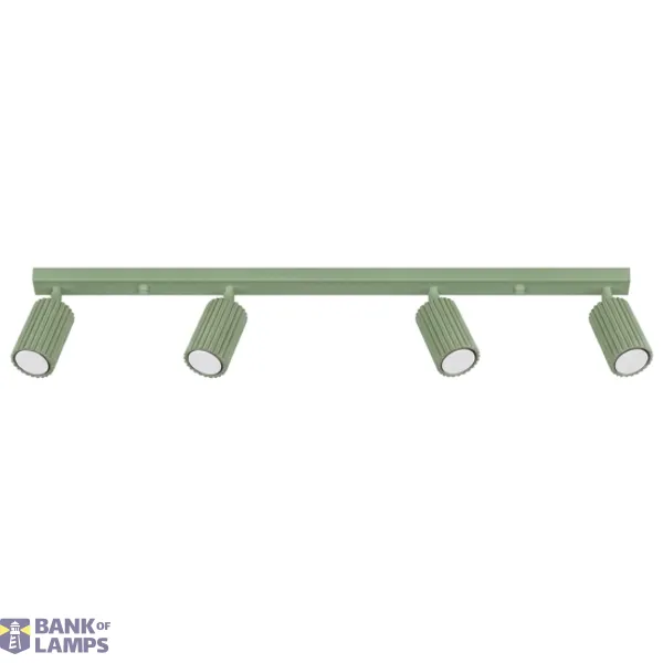 Ceiling lamp KARBON 4L sage image 1
