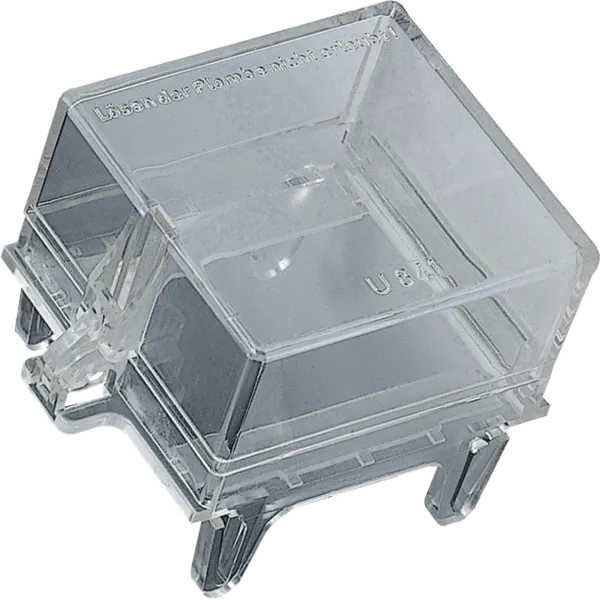 Sealing hood, univers Z, 53x53x33 mm, 2.5 PLE, for insertion into device slot image 1
