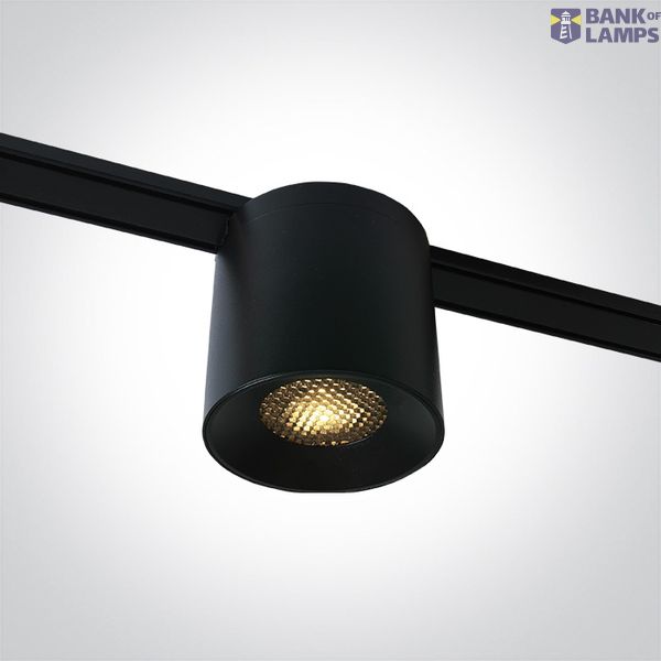 43110F/B/V BLACK 6W 48V CCTV IP20 HONEYCOMB FLAT MAGNETIC image 1