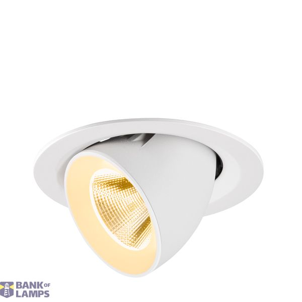 NUMINOS© GIMBLE M, recessed ceiling light, 3000K, 20ø, wh image 1