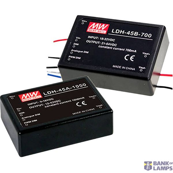 LDH-45A-1050DA DC/DC LED Driver 9-18V:1050mA DALI, MEAN WELL image 1