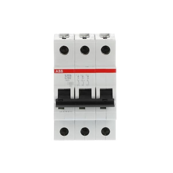 S203L-C50 Miniature Circuit Breaker - 3P - C - 50 A image 1