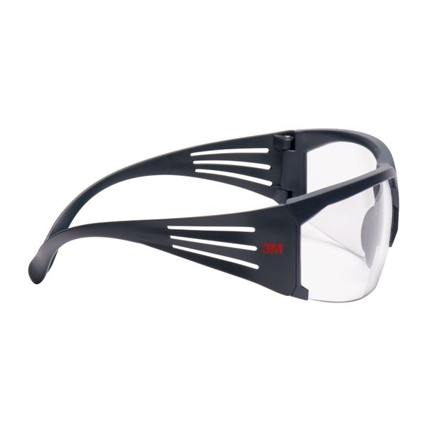 3M™ SecureFit™ Safety Glasses, Grey frame, Scotchgard™ Anti-Fog, Clear image 8