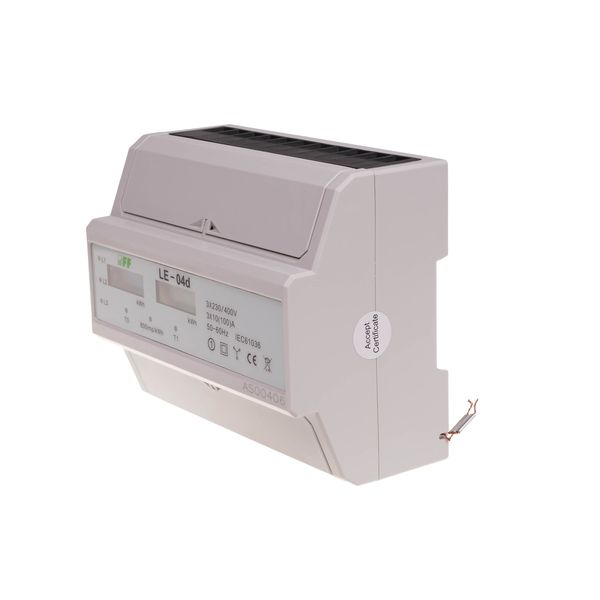Dual-tariff LCD electricity meter image 1