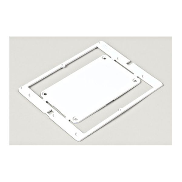ABS plate 90x100mm, white, for type label for enclosure image 1