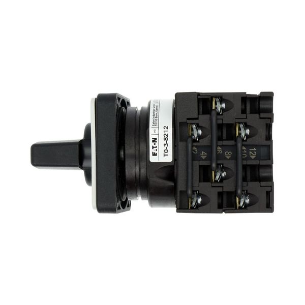 T0-3-8212/E Changeoverswitches, T0, 20 A, flush mounting, 3 contact unit(s), Contacts: 6, 60 °, maintained, With 0 (Off) position, 1-0-2, Design number 8212 image 17