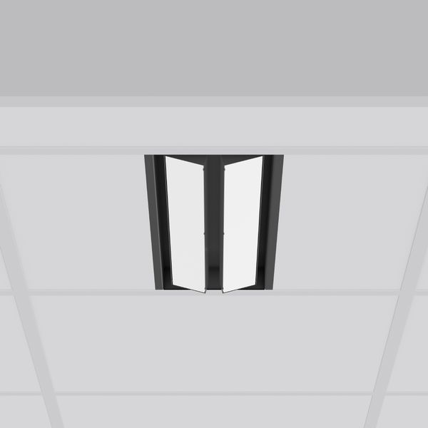 TX-MOVE, 35...68 W, 4850...8450 lm, 830, black, DALI Recessed projecto image 1