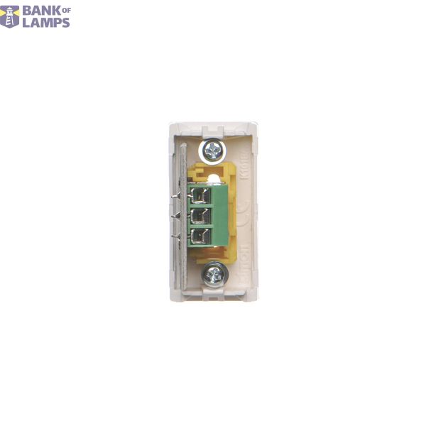 Single socket outlet with earthing, 16A, cream white/electro white image 1