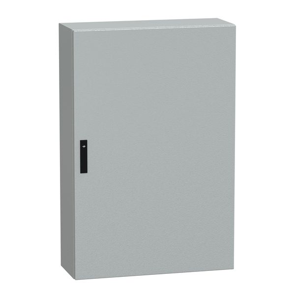Spacial CRNG plain door w/o mount.plate. H1200xW800xD300 IP66 IK10 RAL7035 image 1
