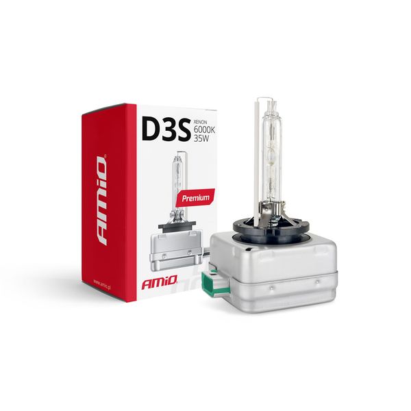 Xenon bulb D3S 6000K AMiO PREMIUM image 1