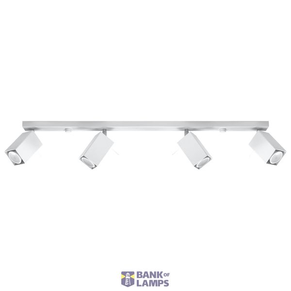 CEILING LAMP MERIDA 4L WHITE GU10 4X40W IP20 image 2