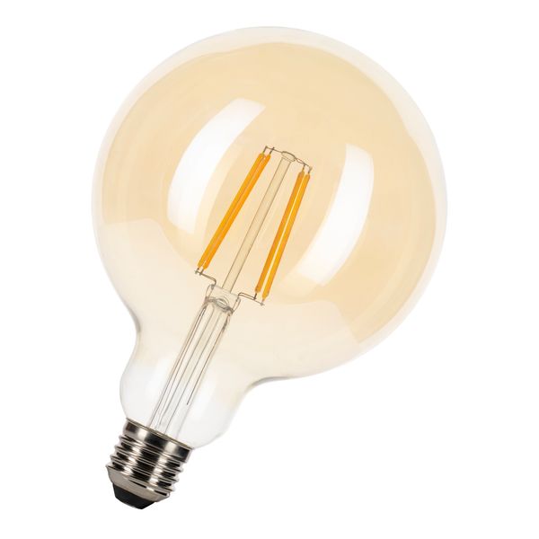 LED Filament G125 E27 240V 8W 2200K Gold Dimm image 1