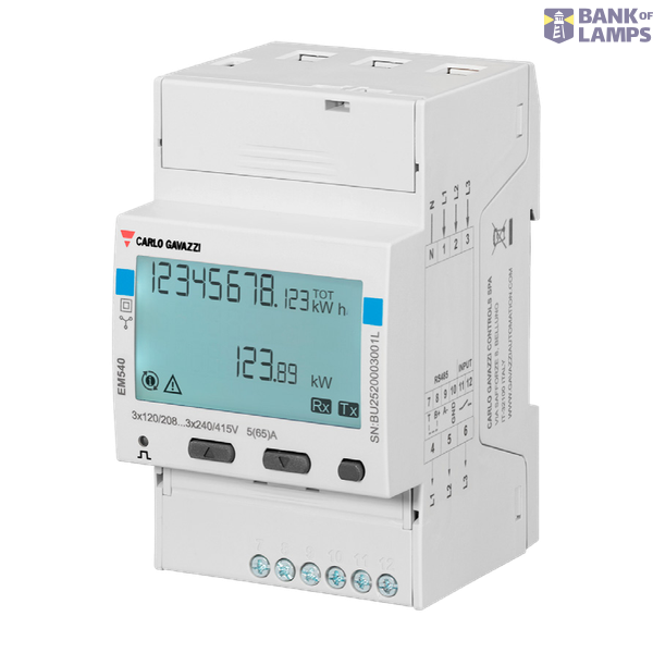 Victron Energy Data cables and interface Energy Meter EM540 - 3 phase - max 65A/phase image 1