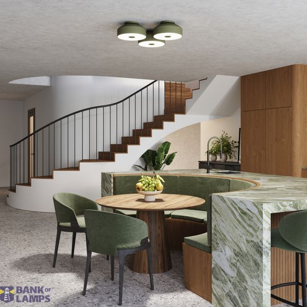 Ceiling lamp OMIQ olive green image 4