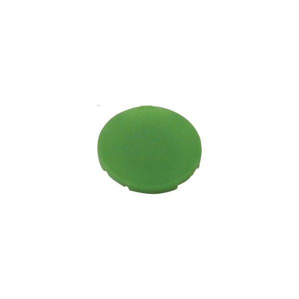 M22-XD-G Button plate, flat green, blank image 3