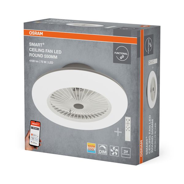 SMART WIFI CEILING FAN RD REM TW WTOSRAM image 2