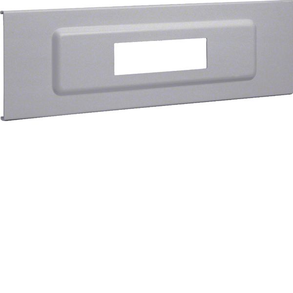 Pre-cut lid AEE 9 gang, FB 60150, grey image 1
